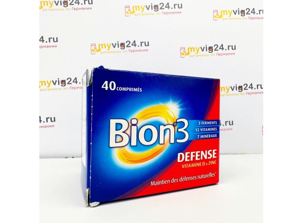 Bion 3 defense Бион 3 мультивитаминный комплекс для взрослых, 40 шт