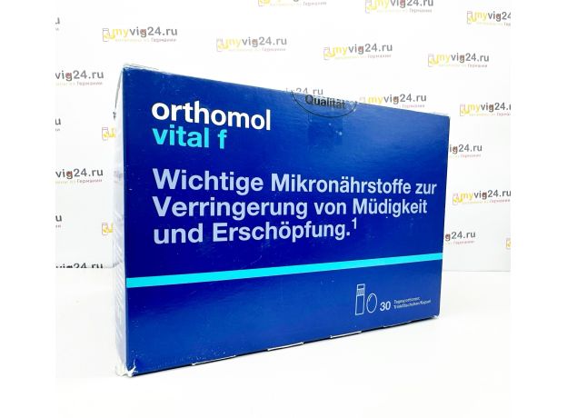 Orthomol Vital f Ортомол Витал Ф: витаминно - минеральный комплекс для женщин, 30 шт