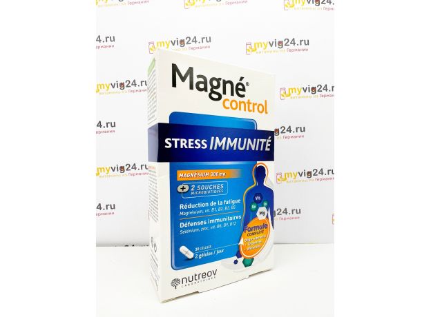 Nutreov Magné Control Stress комплекс с витаминами, минералами и бифидобактериями, 30 шт