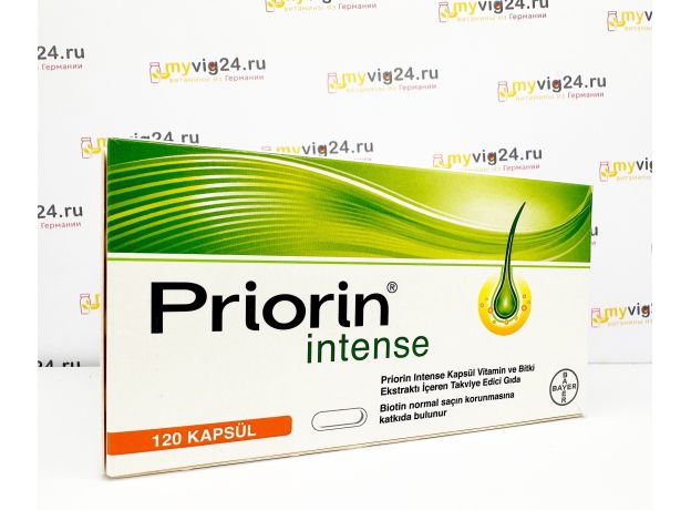 Priorin Intense Приорин витамины для волос, 120 штук