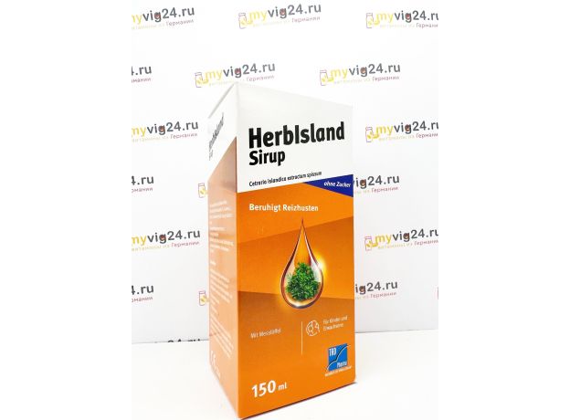 HerbIsland Sirup Сироп с исландским мхом от сухого кашля, 150 мл