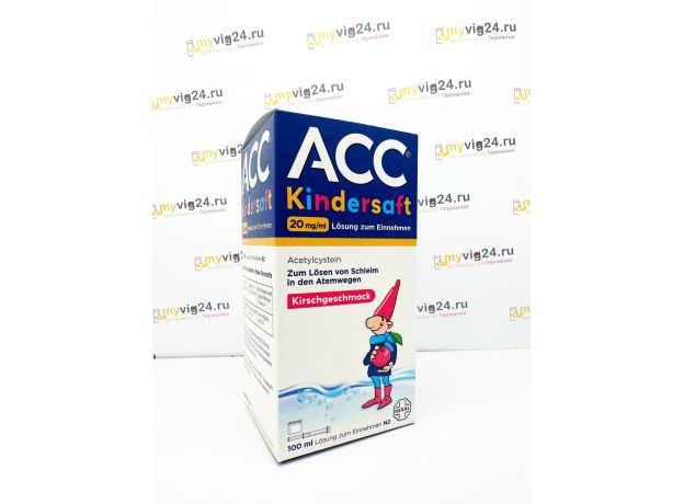 ACC Kindersaft 20 mg/ml Препарат для выведения слизи из дыхательных путей, 100 мл