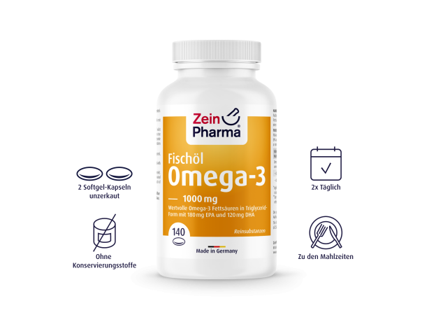 Omega-3 1000 mg Zein Pharma омега 3 1000 мг, 140 шт