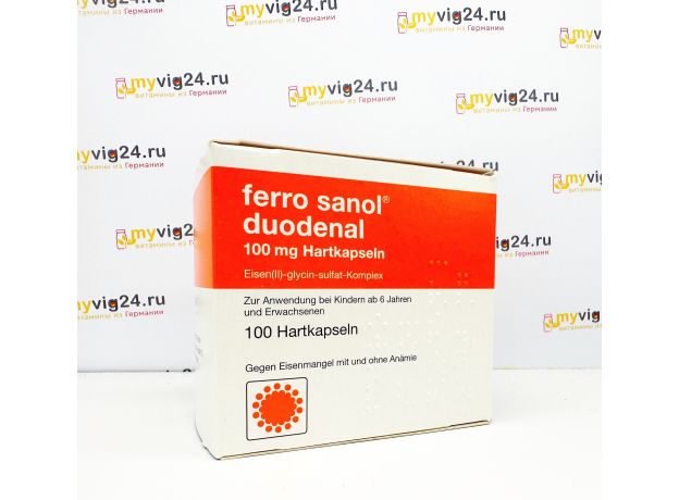 Ferro sanol duodenal Фероо санол 100 мг, 100 шт