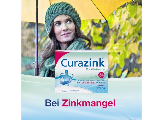 Curazink 15 mg Курацинк: препарат цинка 15 мг, 50 штук