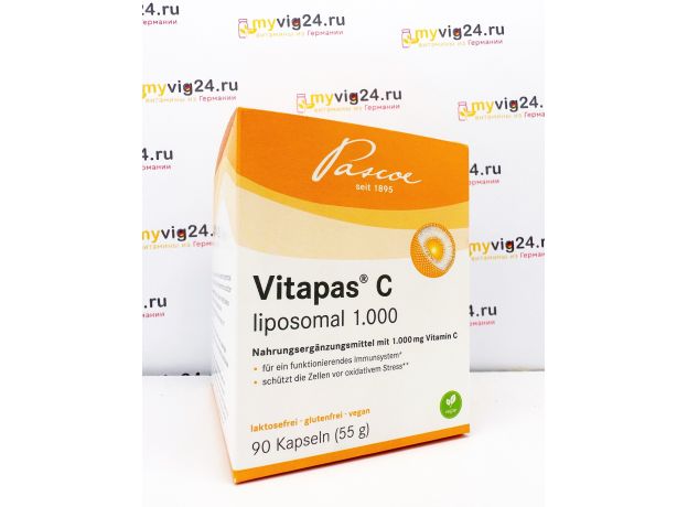 Vitapas C liposomal 1.000 Kapseln витамин С липосомальный, 90 шт