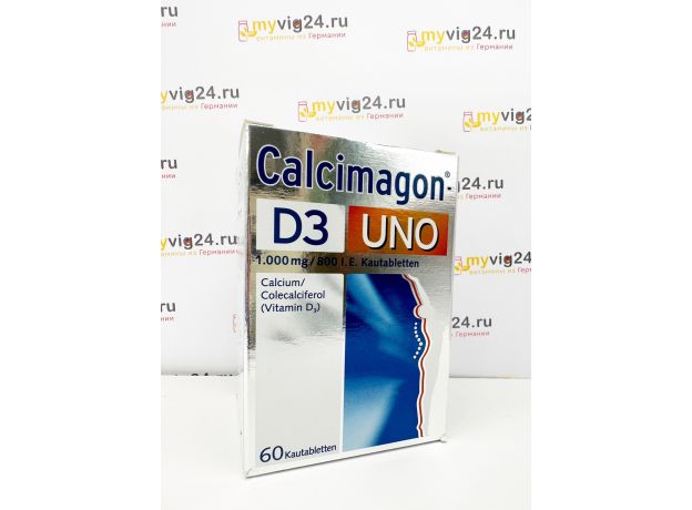 CALCIMAGON D3 Uno Препарат кальция и Д3, 60 шт