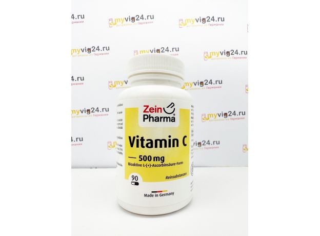Vitamin C Kapseln 500 mg ZeinPharmа витамин С, 90 шт