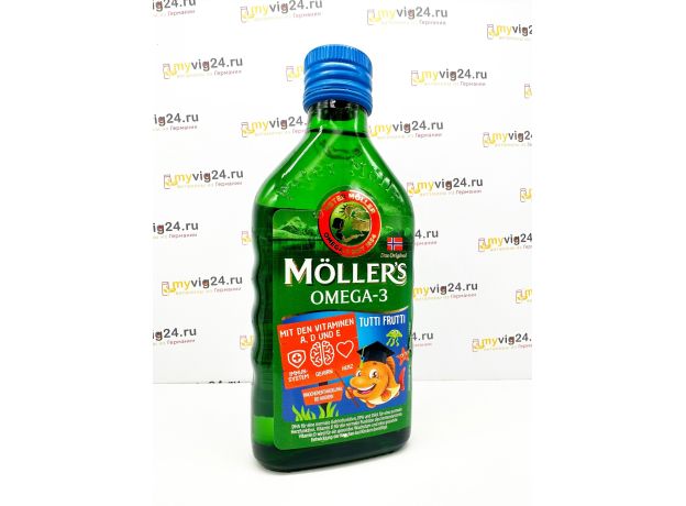 Mollers Omega-3 kids Моллерс омега 3, 250 мл