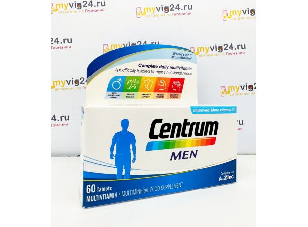 Centrum Men Multivitamin Центрум: поливитамины для мужчин, 60 шт